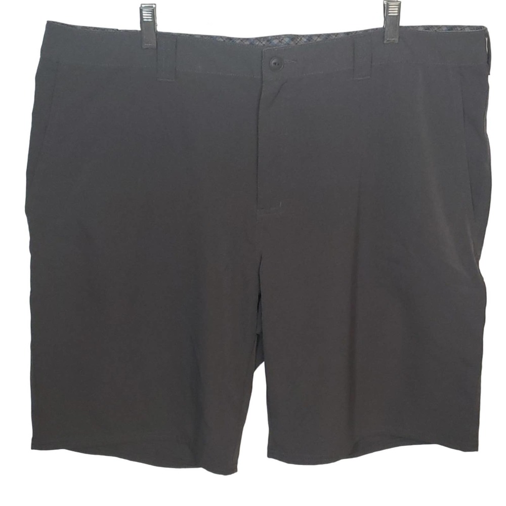 The North Face Flat Front Shorts Men Sz 40 Pockets Casual Smoke Gray